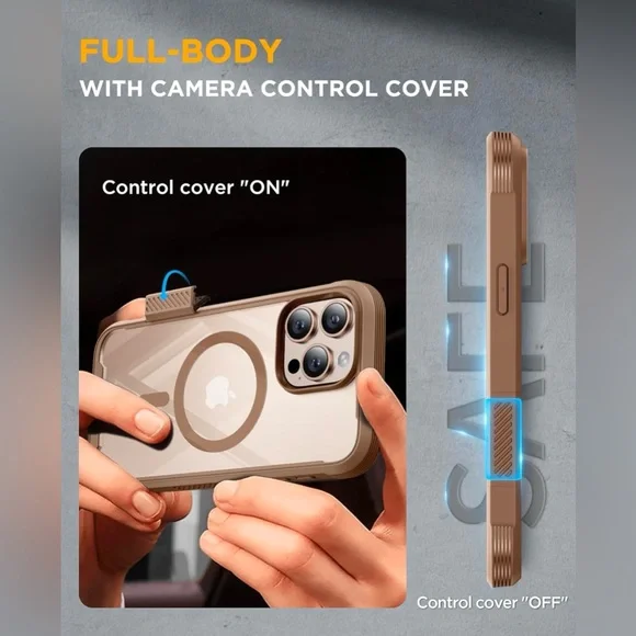 New MIRACASE - Case and screen protector for Iphone 16 pro max desert brown - Picture 3 of 8